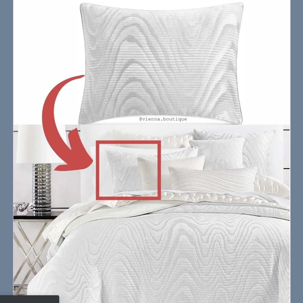 NIB Hotel Collection Moire (1) Standard Sham Pillo‎